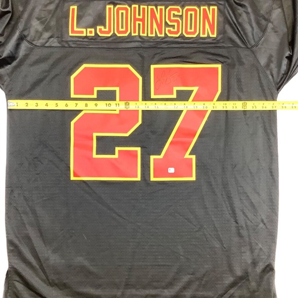 Signed Reebok Players Larry Johnson #27 Kansas City Chiefs Jersey 2XL NEW w/Tag - Picture 11 of 13